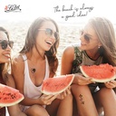 Impression Ladot temporary tattoos Giant Sugar Skull, For woman and childeren, skin safe tattoo, Ephemeral Tattoo Stamp for Body and Arm, Water Resistant