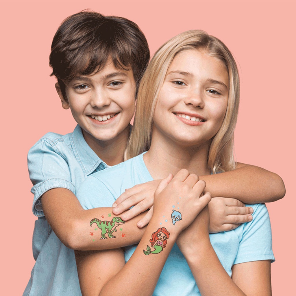 ladot temporary tattoo kids - part pack 1