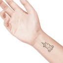 temporary tattoo preview image unicorn, For woman and childeren, skin safe tattoo, Ephemeral Tattoo Stamp for Body and Arm, Water Resistant