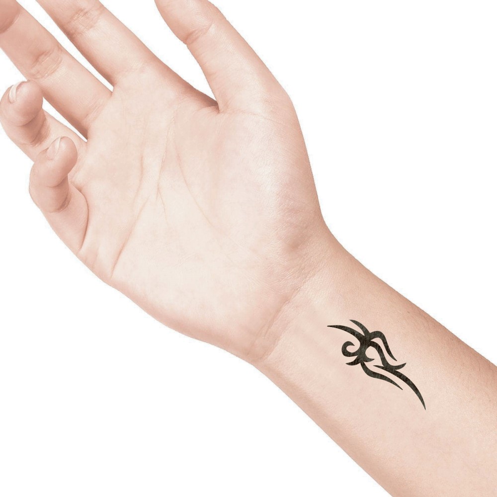 temporary tattoo preview image Tribal 4, For woman and childeren, skin safe tattoo, Ephemeral Tattoo Stamp for Body and Arm, Water Resistant
