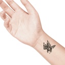 temporary tattoo preview image Eagle, For woman and childeren, skin safe tattoo, Ephemeral Tattoo Stamp for Body and Arm, Water Resistant