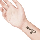 temporary tattoo preview image Giant Snake, For woman and childeren, skin safe tattoo, Ephemeral Tattoo Stamp for Body and Arm, Water Resistant