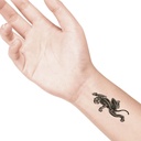 temporary tattoo preview image Giant Panther, For woman and childeren, skin safe tattoo, Ephemeral Tattoo Stamp for Body and Arm, Water Resistant