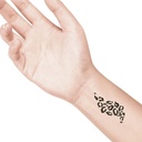 temporary tattoo preview image Giant Panther Print, For woman and childeren, skin safe tattoo, Ephemeral Tattoo Stamp for Body and Arm, Water Resistant