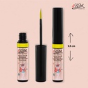 temporary tattoo Liner YELLOW, For woman and childeren, skin safe tattoo, Ephemeral Tattoo Stamp for Body and Arm, Water Resistant