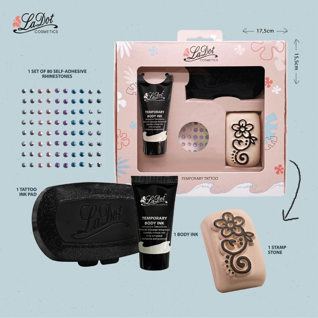 temporary tattoo Giftpack 6, For woman and childeren, skin safe tattoo, Ephemeral Tattoo Stamp for Body and Arm, Water Resistant