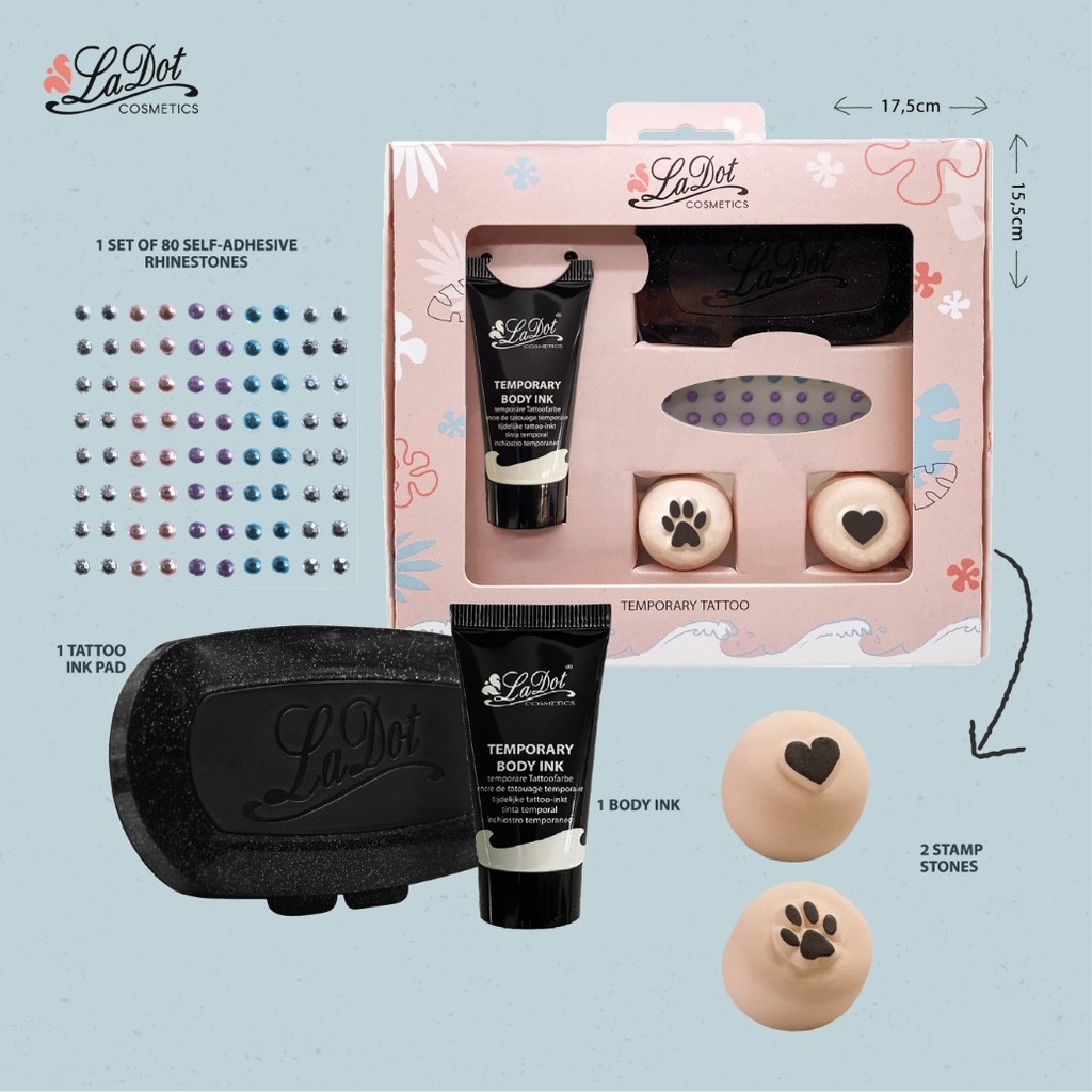 temporary tattoo Giftpack 7, For woman and childeren, skin safe tattoo, Ephemeral Tattoo Stamp for Body and Arm, Water Resistant