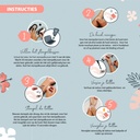 Instructions, how DIY temporary tattoo, fake tattoo tattoo Liner BLACK Water Resistant