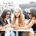 Impression Ladot temporary tattoos Girl Power, For woman and childeren, skin safe tattoo, Ephemeral Tattoo Stamp for Body and Arm, Water Resistant