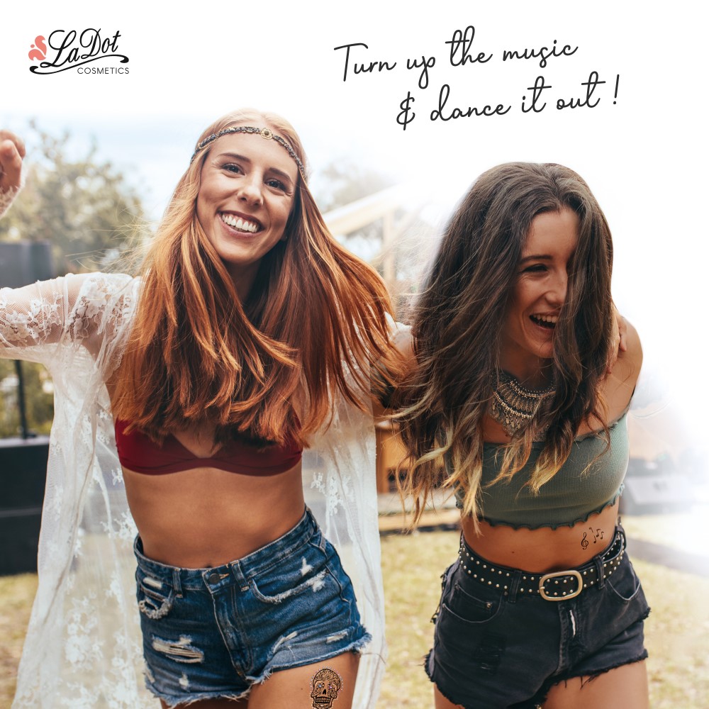 Impression Ladot temporary tattoos Star, For woman and childeren, skin safe tattoo, Ephemeral Tattoo Stamp for Body and Arm, Water Resistant