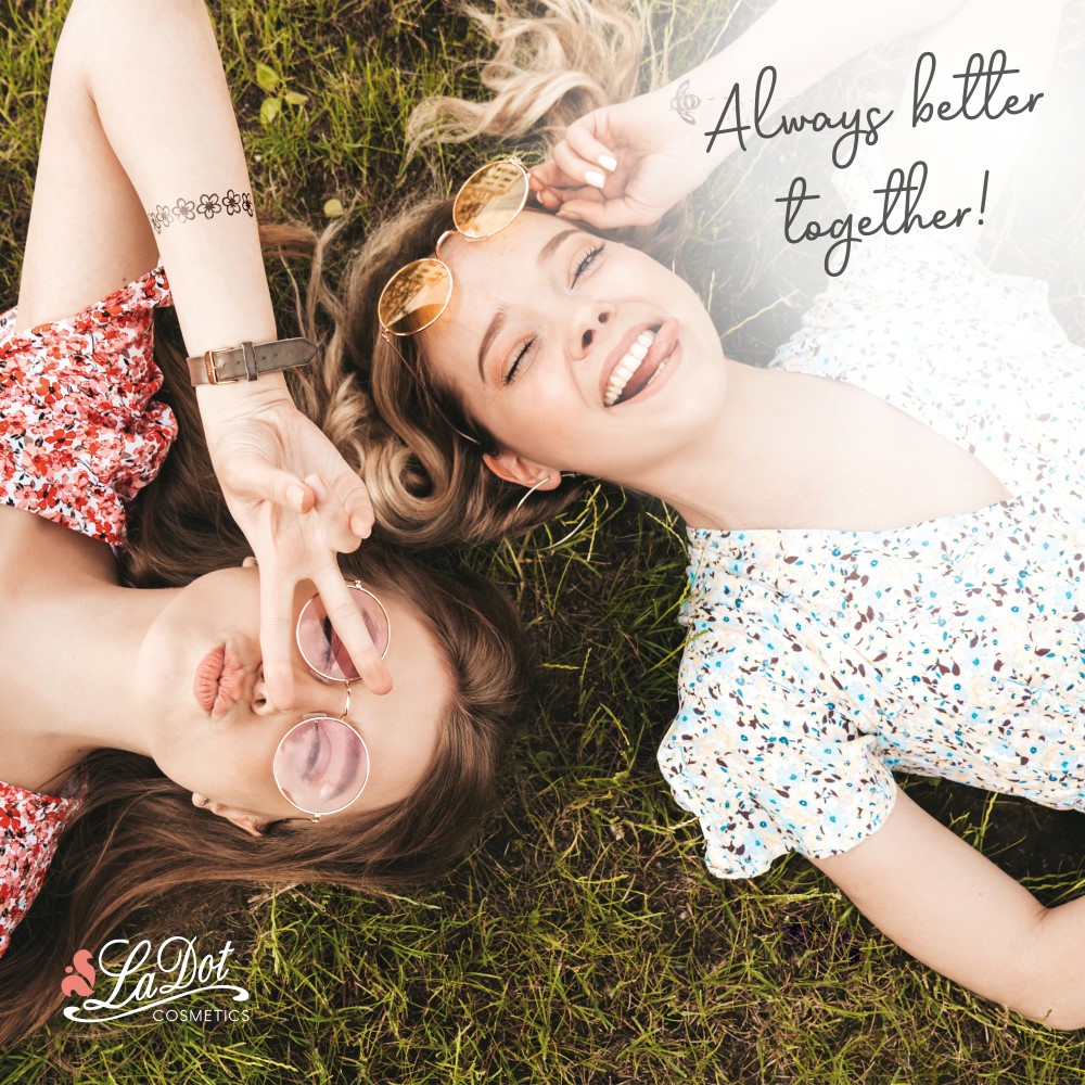 Impression Ladot temporary tattoos Feather, For woman and childeren, skin safe tattoo, Ephemeral Tattoo Stamp for Body and Arm, Water Resistant