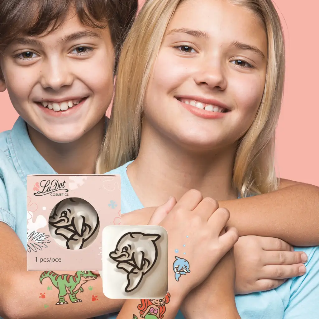 [S19] Temporary tattoo little dolphin