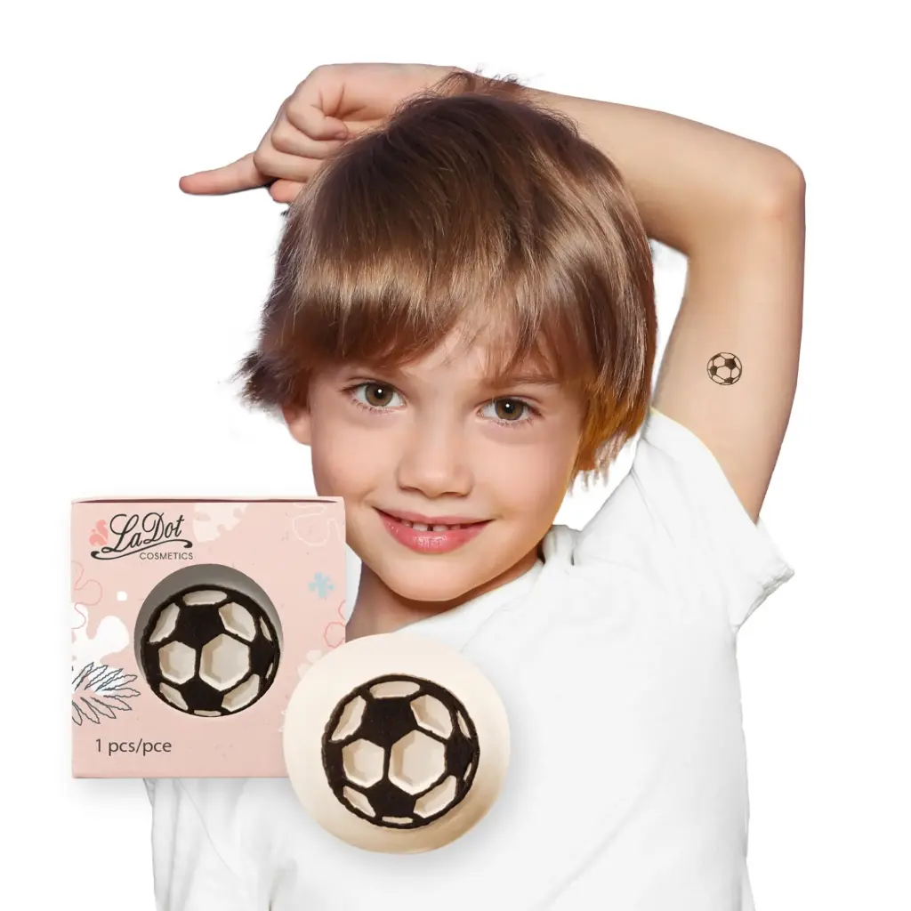 Tijdelijke tattoo Voetballetje