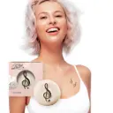 Tijdelijke tattoo Muzieknootje