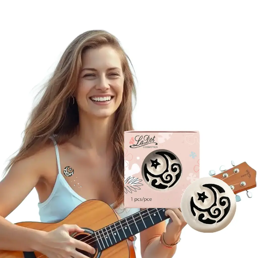 [S60] Temporary tattoo Moon star