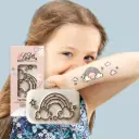 Temporory tattoo rainbow