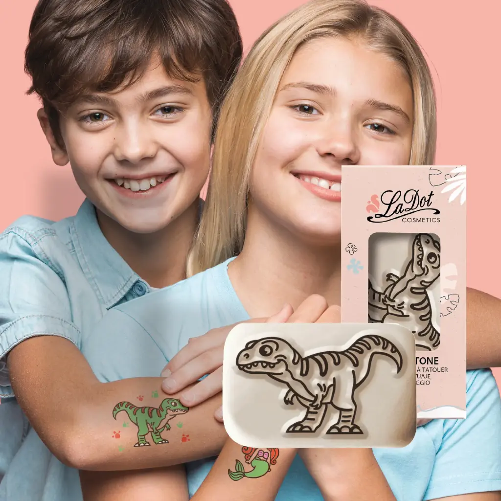Temporory tattoo kids dino