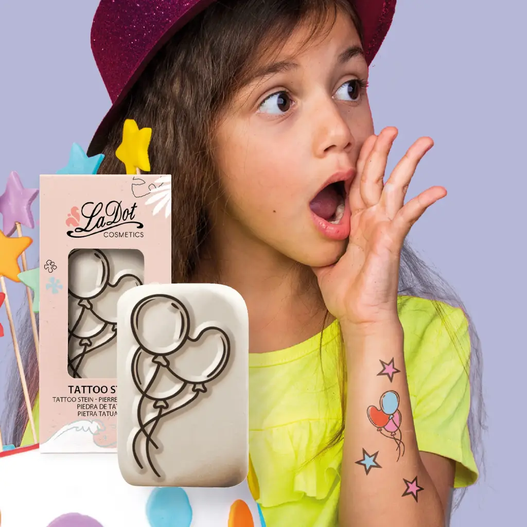 [M158] Tatouage temporaire Ballons