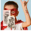 Tatouage temporaire Dragon enfants