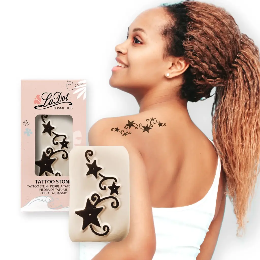 Tijdelijke tattoo Tribal sterretjes 