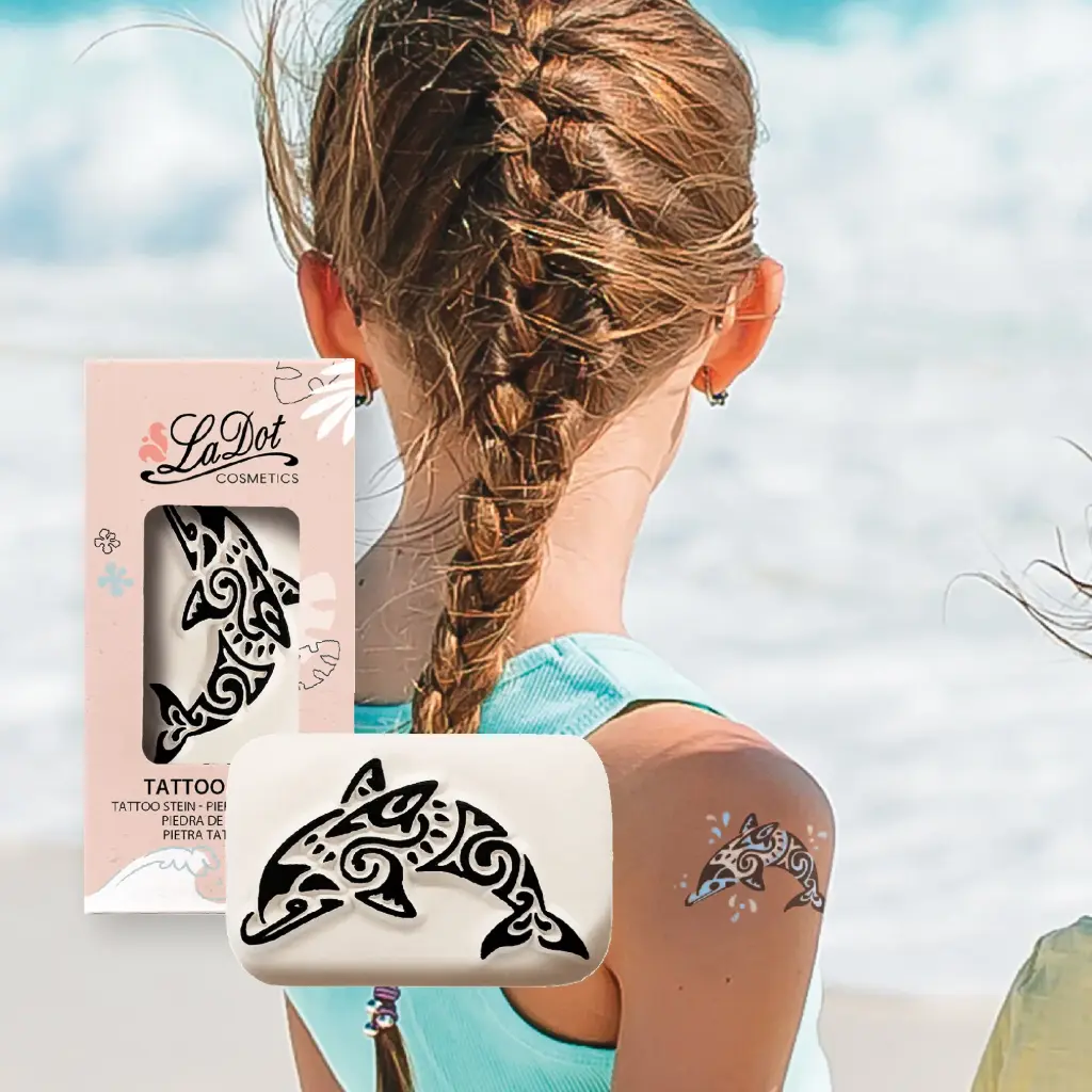 [M222] Temporory tattoo Dolphin