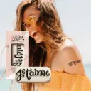 Temporory tattoo Je Taime