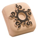 Temporary tattoo curly sun