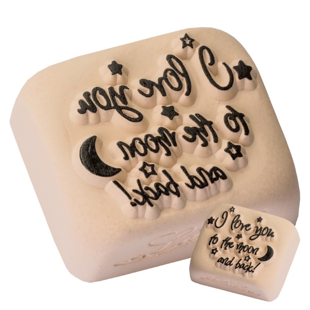 Tijdelijke tattoo Ik hou van je tot de maan en terug 