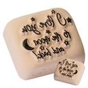 Temporary tattoo Love you to the moon and back