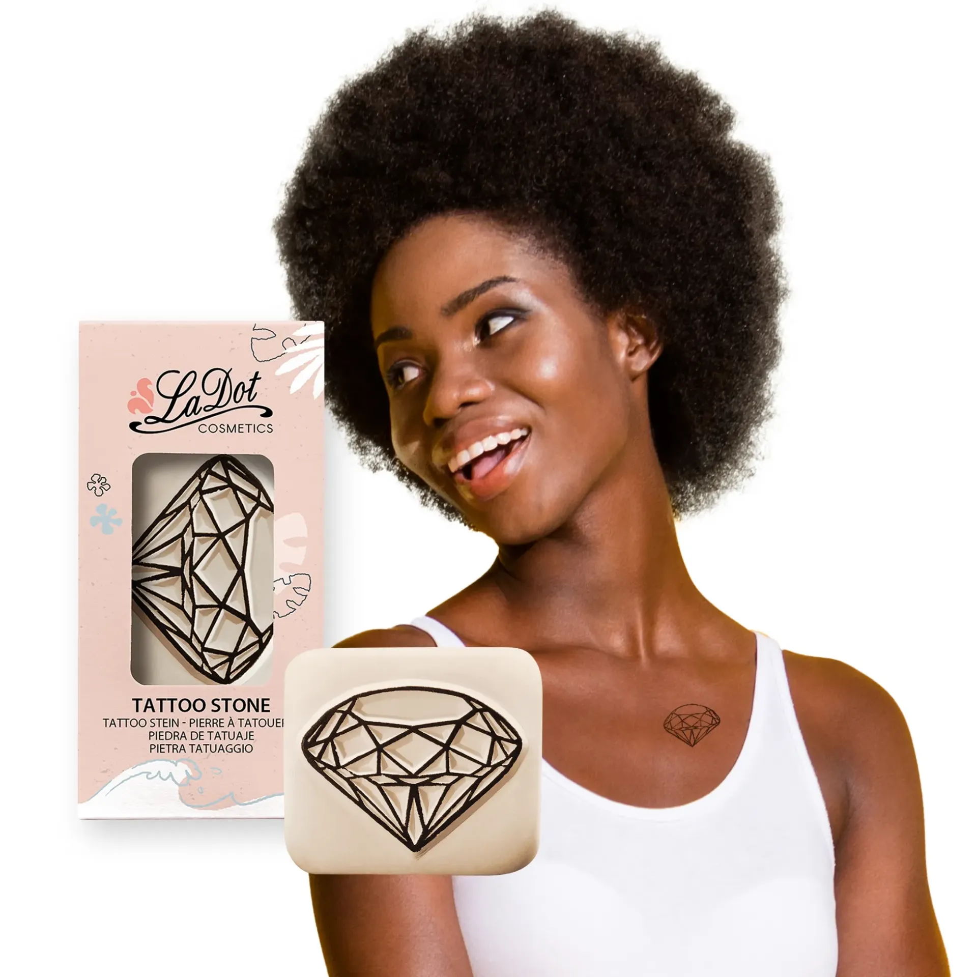 Temporary tattoo Diamond