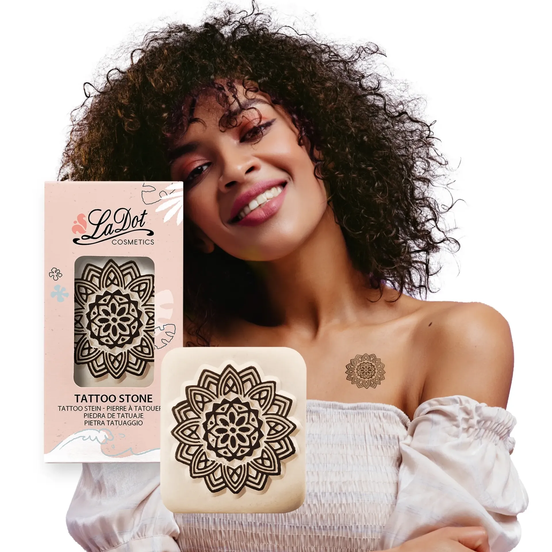 [L26] Temporary tattoo Mandala