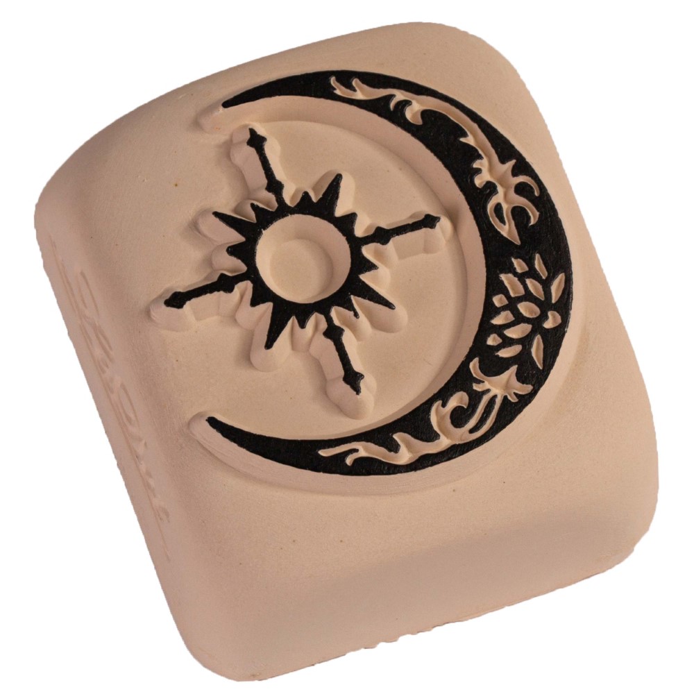 [L27] Temporary tattoo big Moon and star