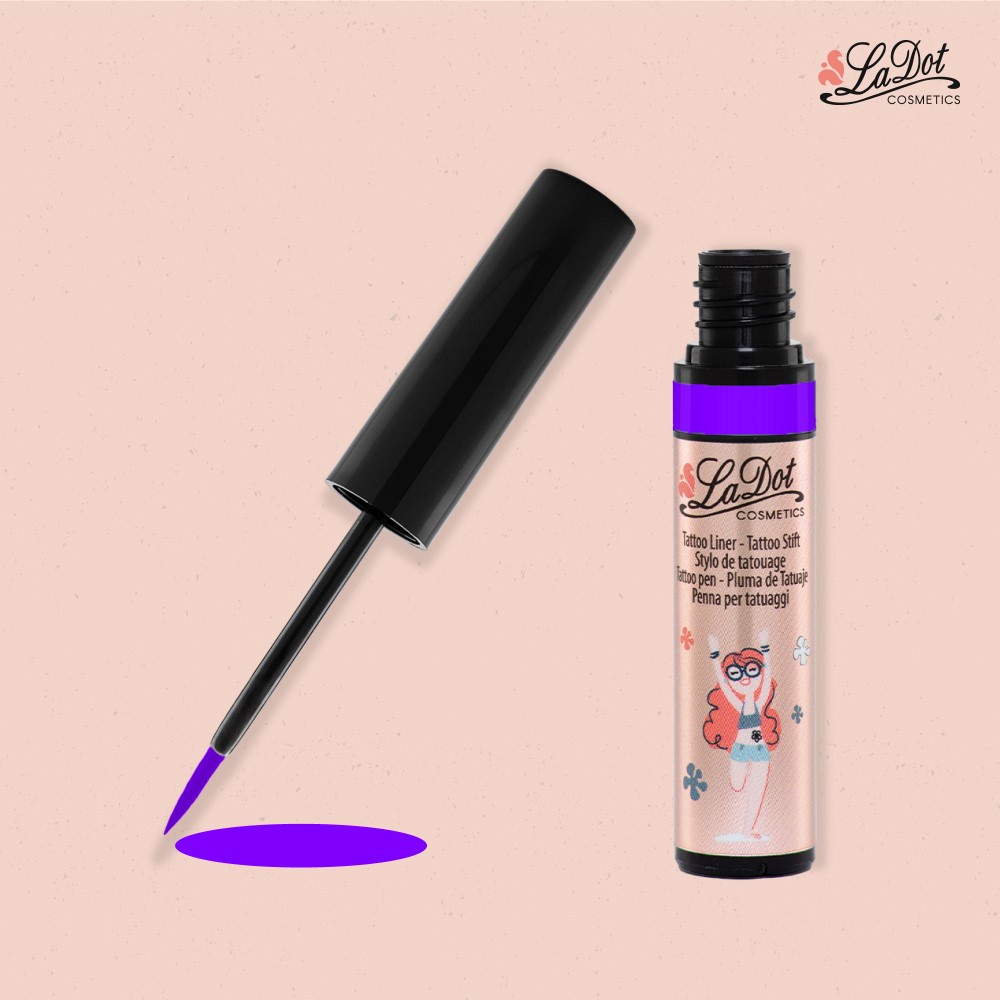 [LIN_PURPLE] Liner – Stylo Tatouage temporaire, Violet