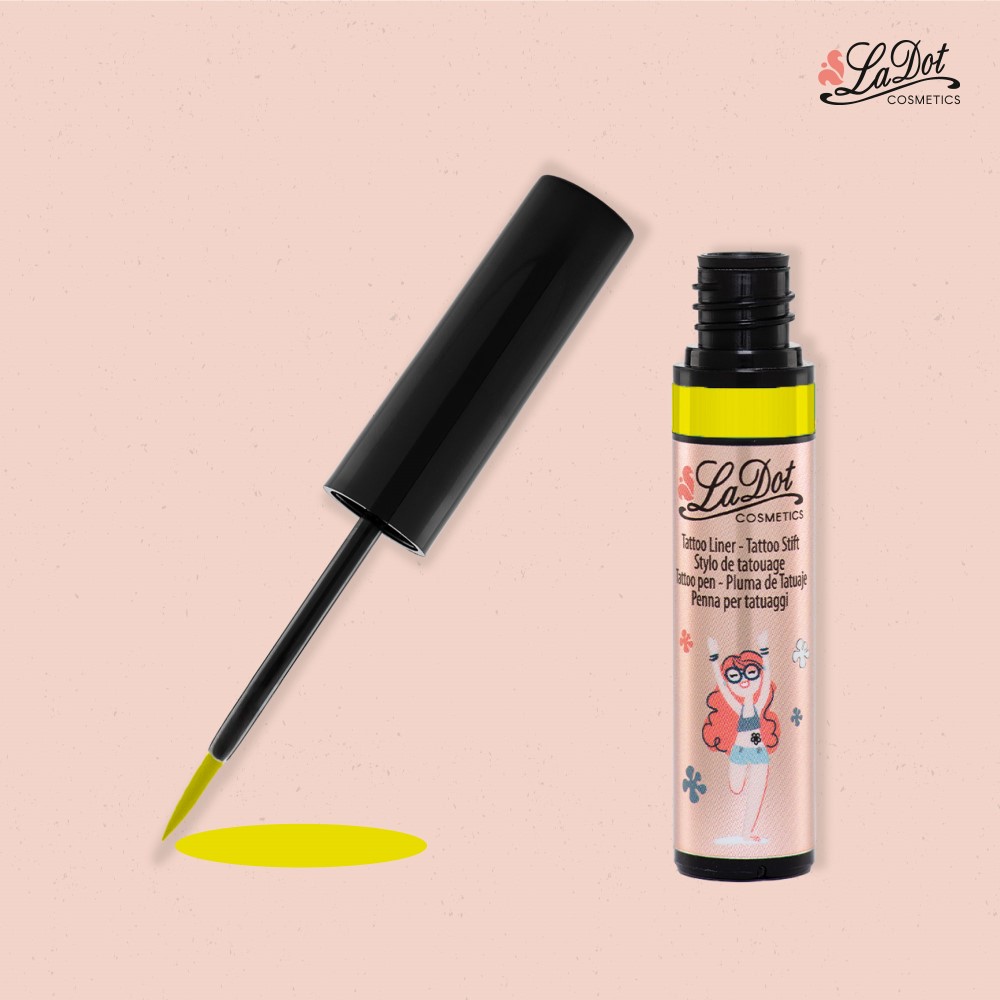 Temporary tattoo Liner YELLOW