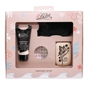 Tatouage temporaire Set M - Papillon, strass