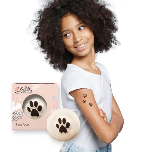 [S17] Tijdelijke tattoo Kattenpootje
