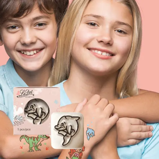 [S19] Temporary tattoo little dolphin