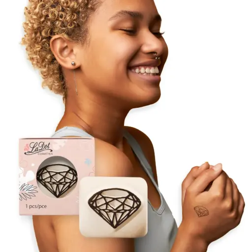 [S39] Tijdelijke tattoo Diamantje