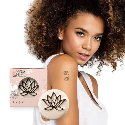 [S46] Temporary tattoo Lotus Flower