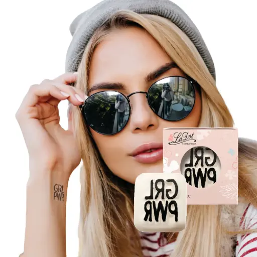 [S63] Temporary tattoo Girl Power