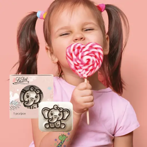 [S66] Tijdelijke tattoo Kleine olifant