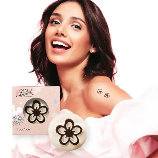 [S70] Temporary tattoo Flower