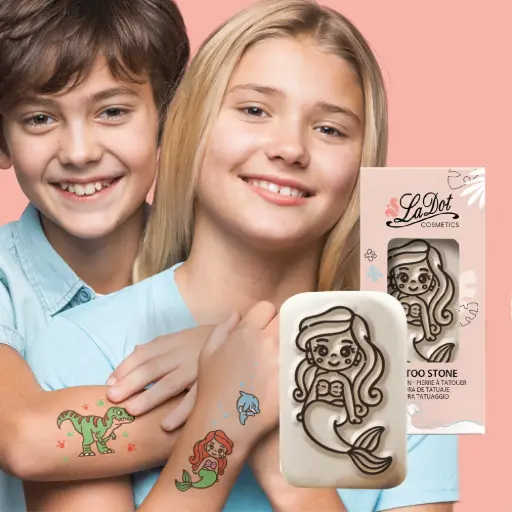 [M161] Temporory tattoo kids mermaid