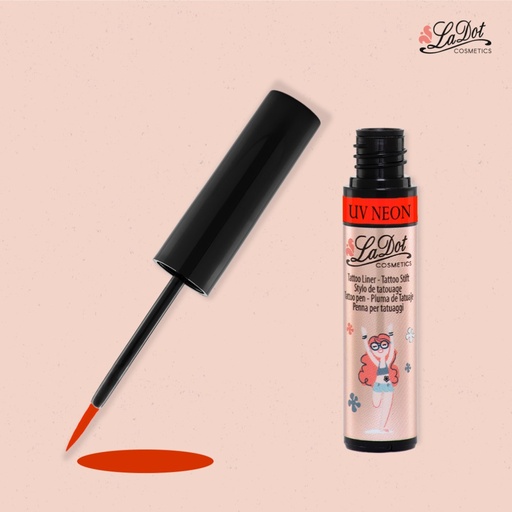 [LIN_N_ORANGE] Temporary tattoo Liner neon ORANGE