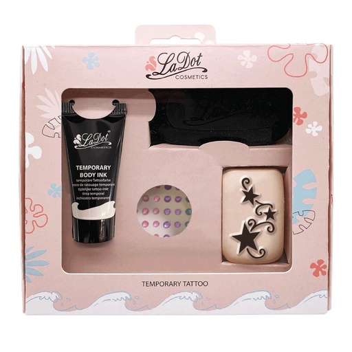 [GIFTPACK-4] Temporary tattoo Set M - stone stars and rhinestone